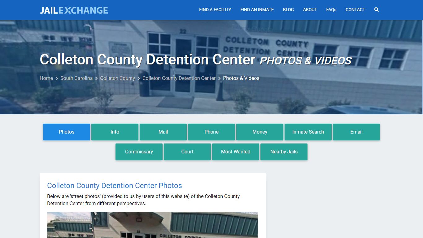 Photos & Videos - Colleton County Detention Center, SC - Jail Exchange